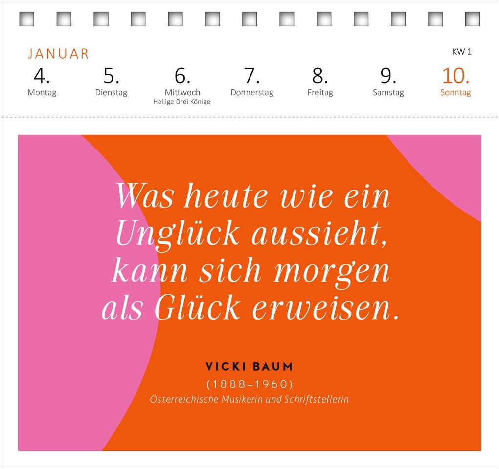 Weitere Ansicht: Postkartenkalender Kluge Frauen, die unsere Welt inspirieren 2027
