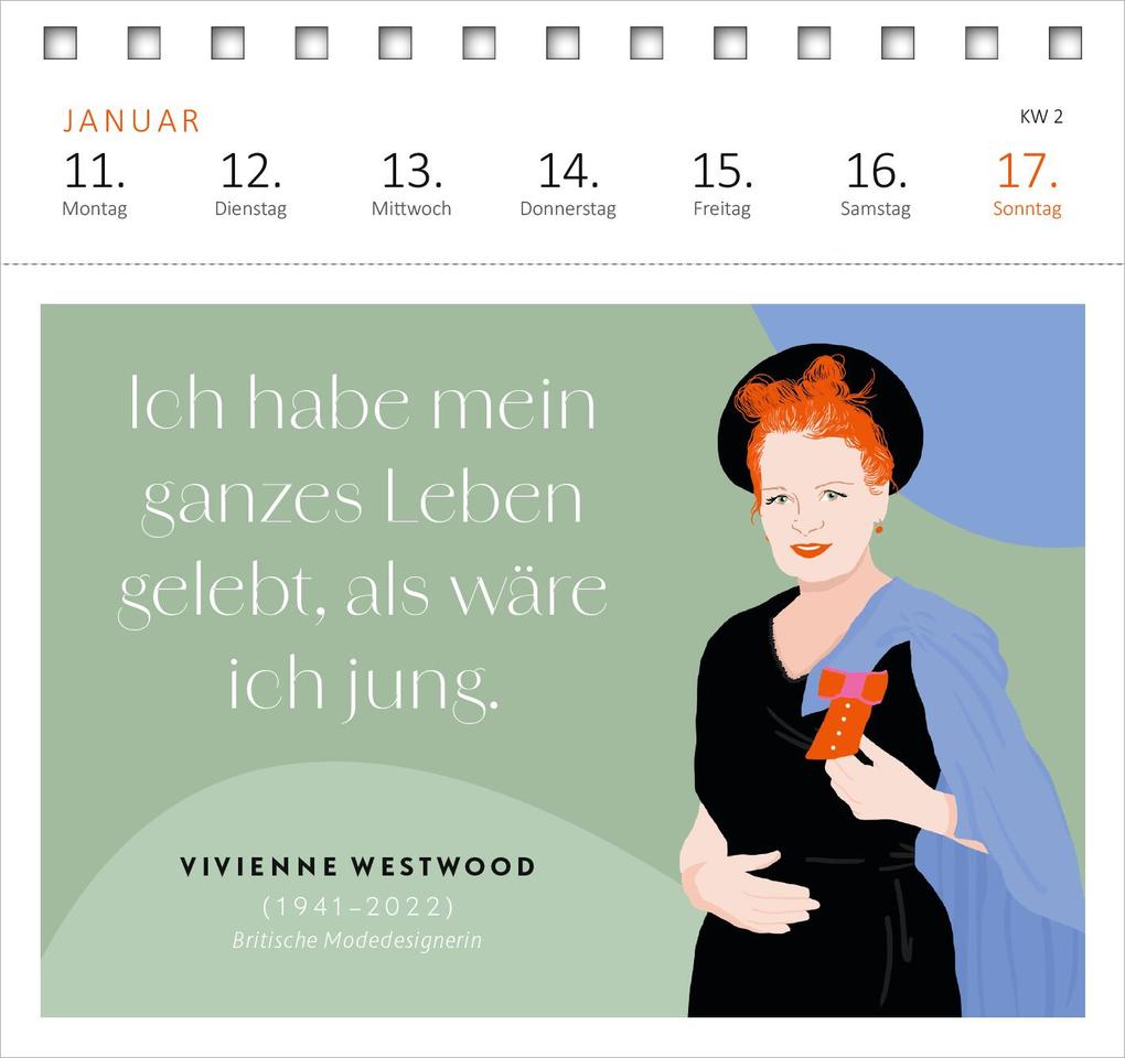 Weitere Ansicht: Postkartenkalender Kluge Frauen, die unsere Welt inspirieren 2027