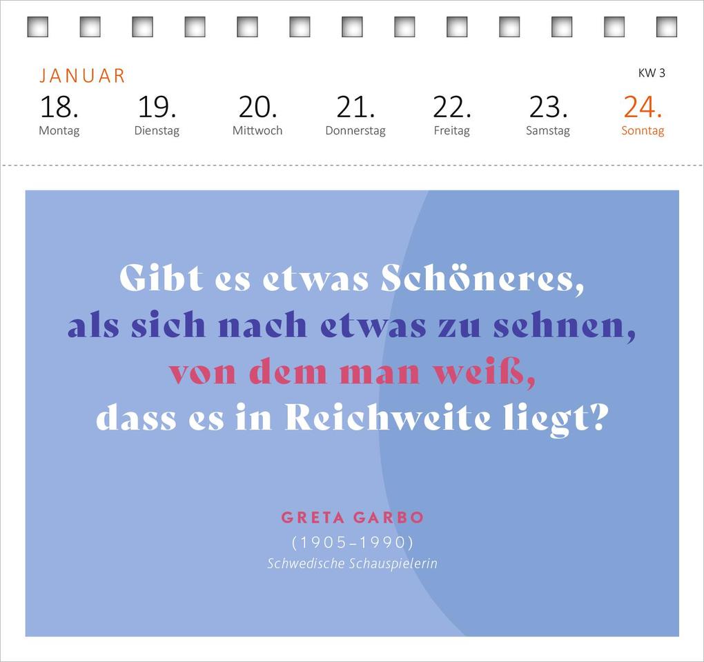 Weitere Ansicht: Postkartenkalender Kluge Frauen, die unsere Welt inspirieren 2027