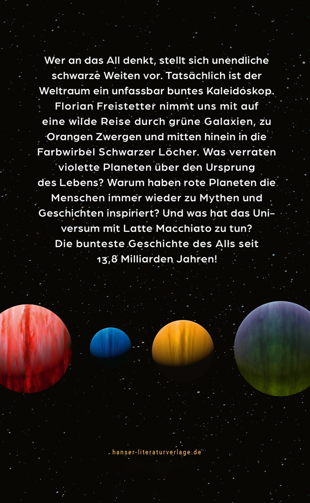 Weitere Ansicht: Die Farben des Universums | Florian Freistetter