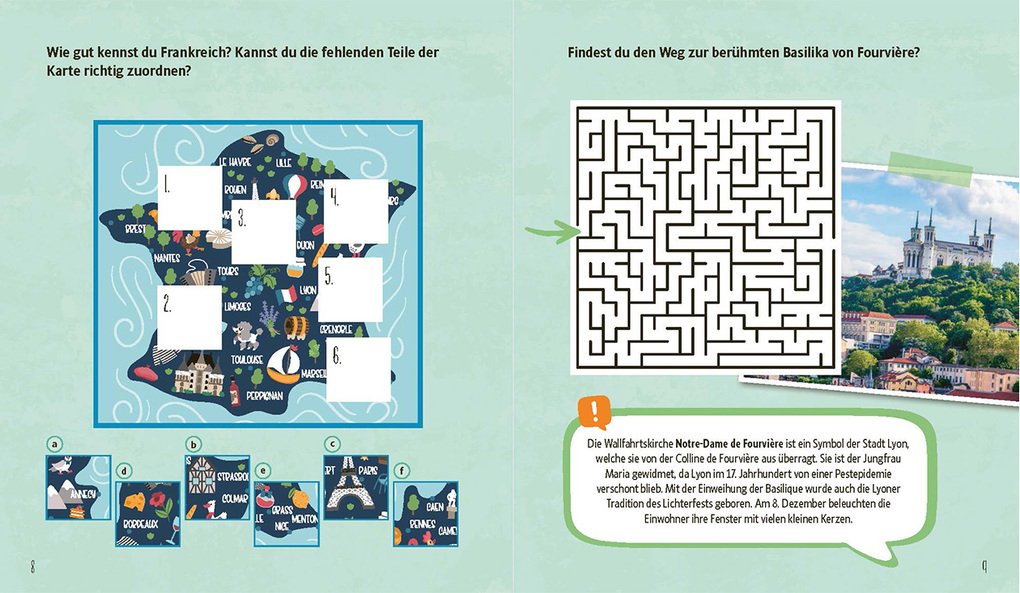 Weitere Ansicht: Urlaubsrätsel-Spaß Frankreich | Sigrid Oser