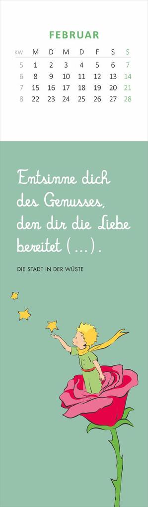 Weitere Ansicht: Lesezeichenkalender Man sieht nur mit dem Herzen gut 2027