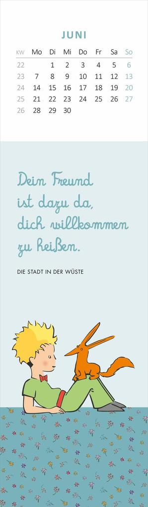 Weitere Ansicht: Lesezeichenkalender Man sieht nur mit dem Herzen gut 2027