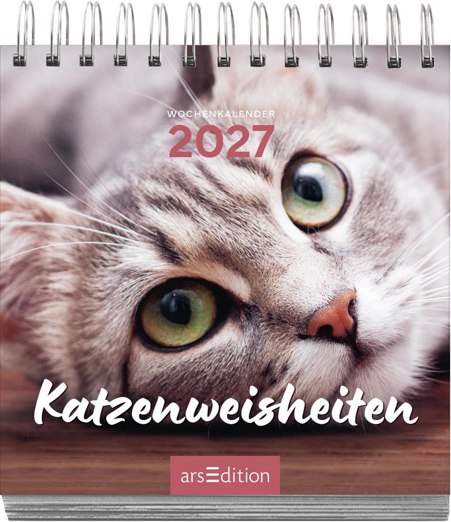 Weitere Ansicht: Mini-Wochenkalender Katzenweisheiten 2027