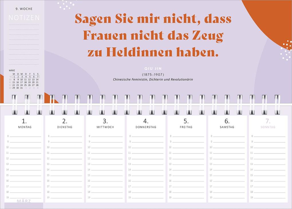 Weitere Ansicht: Tischkalender Kluge Frauen, die unsere Welt inspirieren 2027