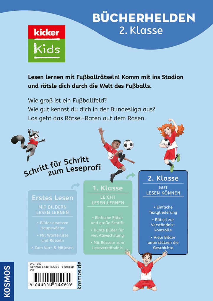 Weitere Ansicht: kicker Kids, Lesen lernen mit Fußballrätseln, | Jonas Dirker
