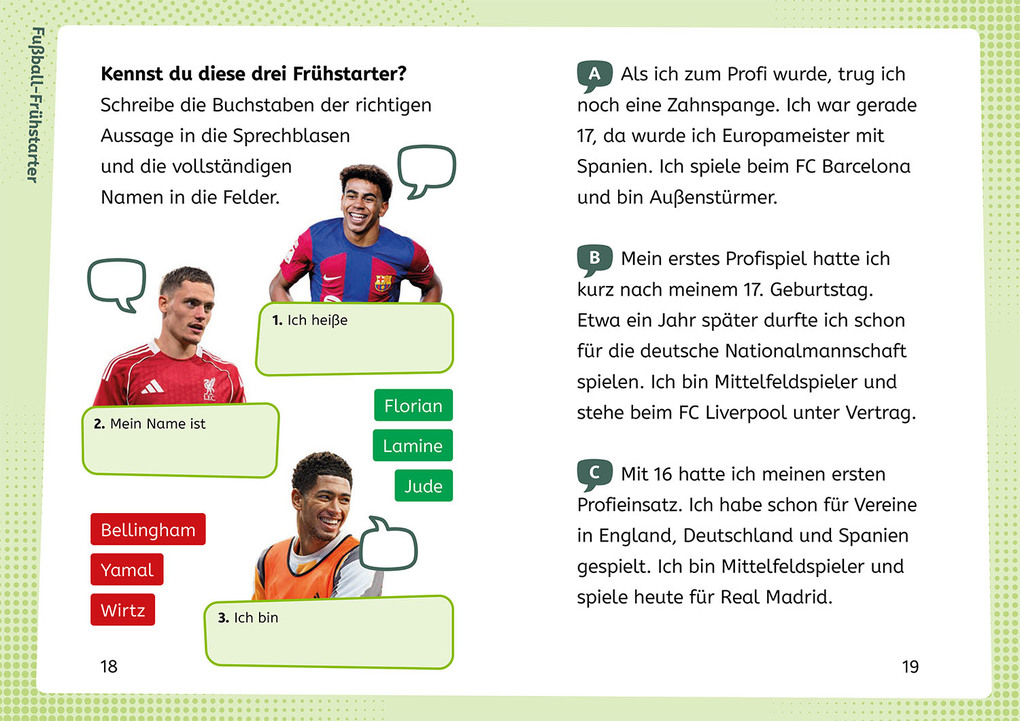 Weitere Ansicht: kicker Kids, Lesen lernen mit Fußballrätseln, | Jonas Dirker