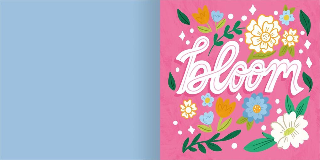 Weitere Ansicht: I Love to Bloom - Diamantsticker