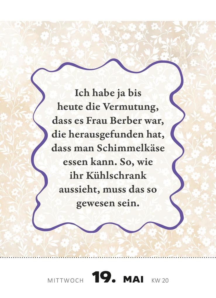 Weitere Ansicht: Abreißkalender Renate Bergmann - Der Kalender 2027 | Renate Bergmann