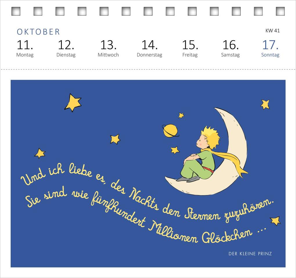 Weitere Ansicht: Postkartenkalender Man sieht nur mit dem Herzen gut ... 2027