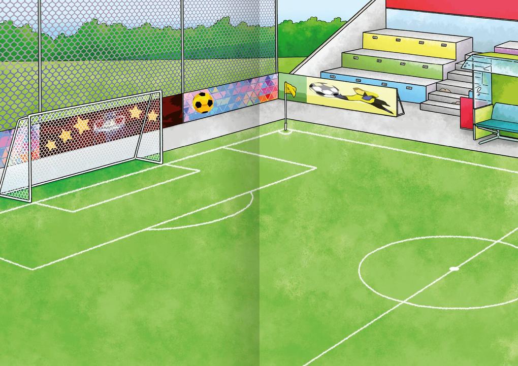 Weitere Ansicht: Das Metallic-Stickerbuch - Fußball