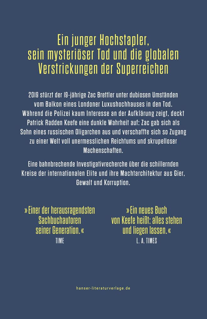 Weitere Ansicht: Der Sohn des Oligarchen | Patrick Radden Keefe