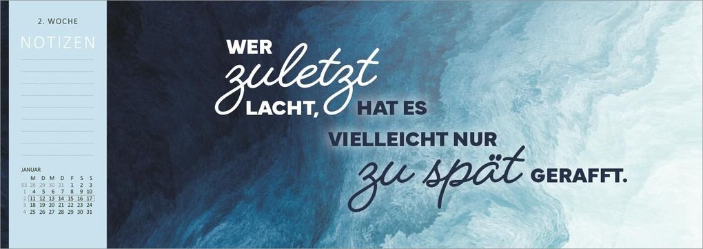 Weitere Ansicht: Tischkalender Meine Motivation & ich leben gerade getrennt. 2027