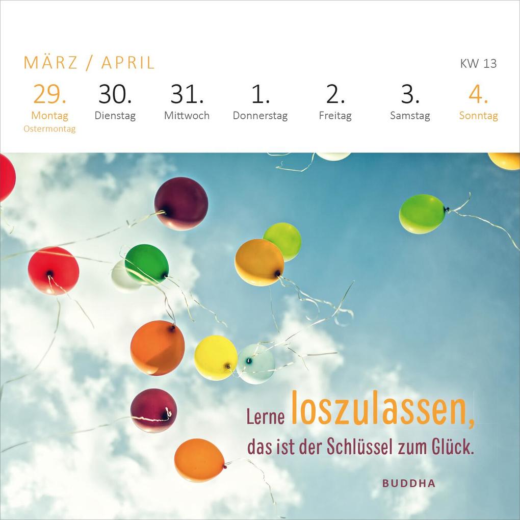 Weitere Ansicht: Mini-Wochenkalender Ein Jahr voll Glück 2027