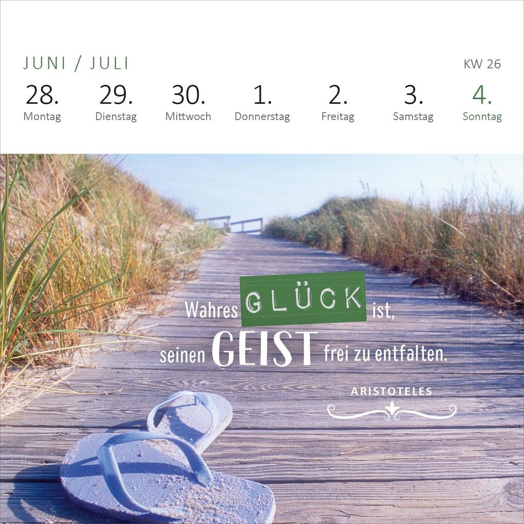 Weitere Ansicht: Mini-Wochenkalender Ein Jahr voll Glück 2027