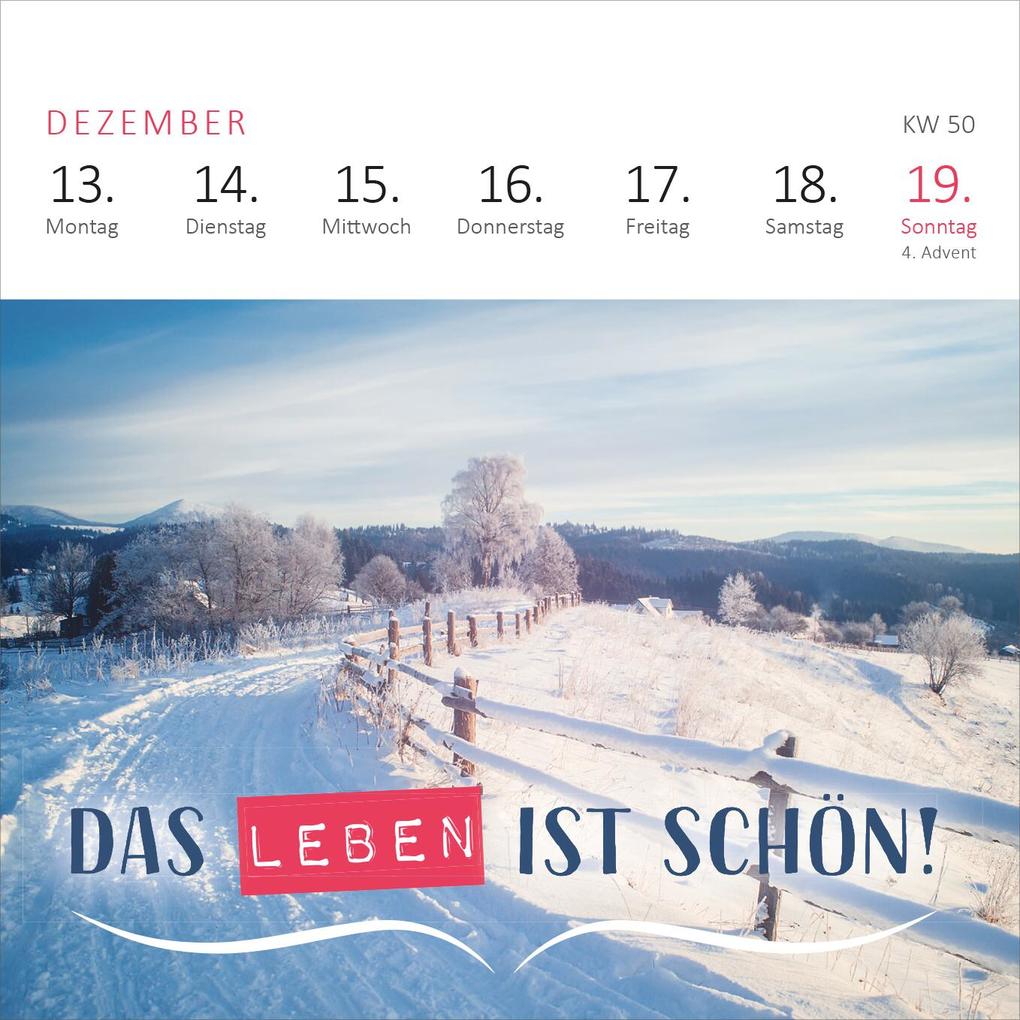 Weitere Ansicht: Mini-Wochenkalender Ein Jahr voll Glück 2027