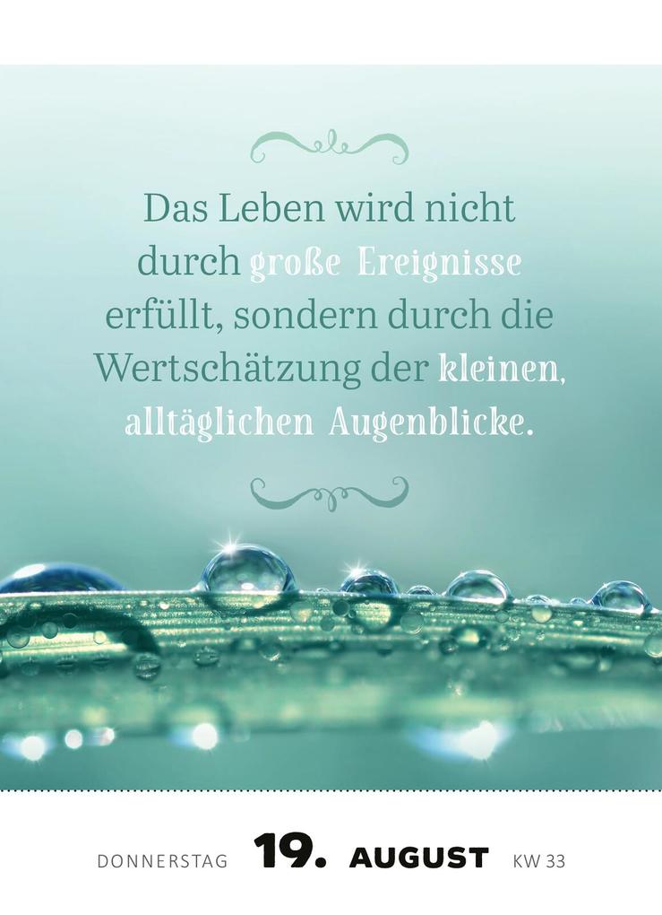 Weitere Ansicht: Abreißkalender Achtsamkeit für dich 2027