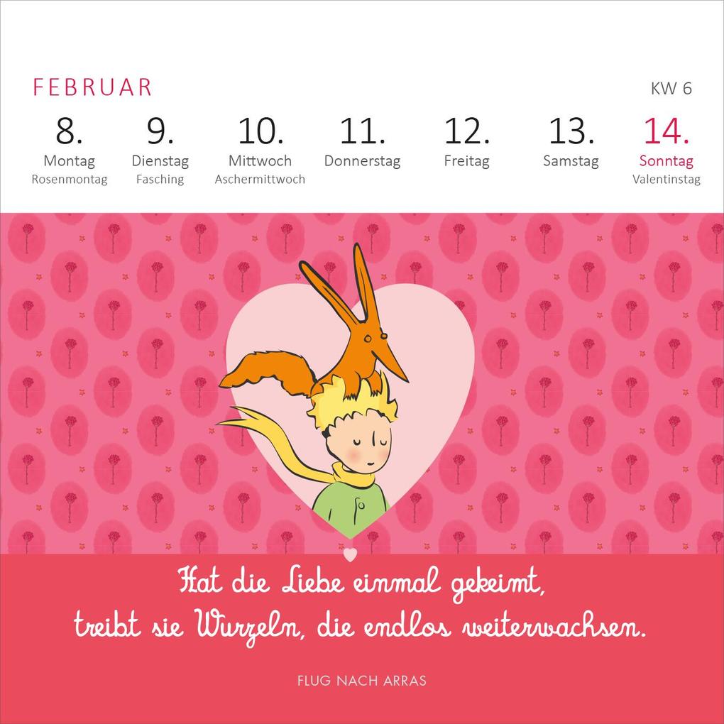 Weitere Ansicht: Mini-Wochenkalender Der Kleine Prinz 2027