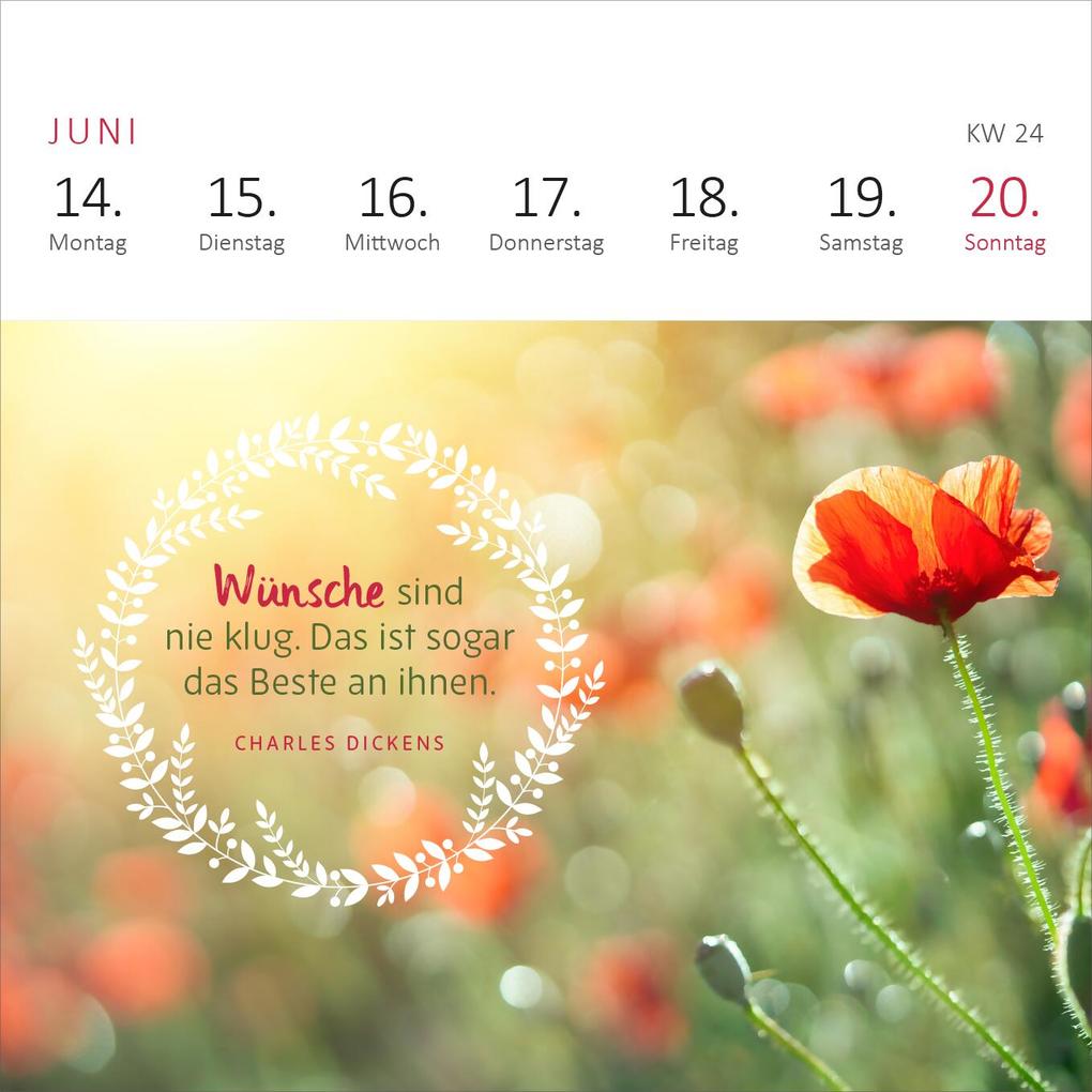 Weitere Ansicht: Mini-Wochenkalender Ich wünsch dir was 2027