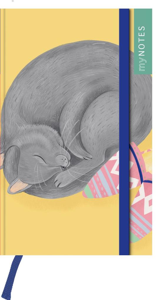 Weitere Ansicht: myNOTES Papeterie: Notizbuch A6 Katzen regieren die Welt