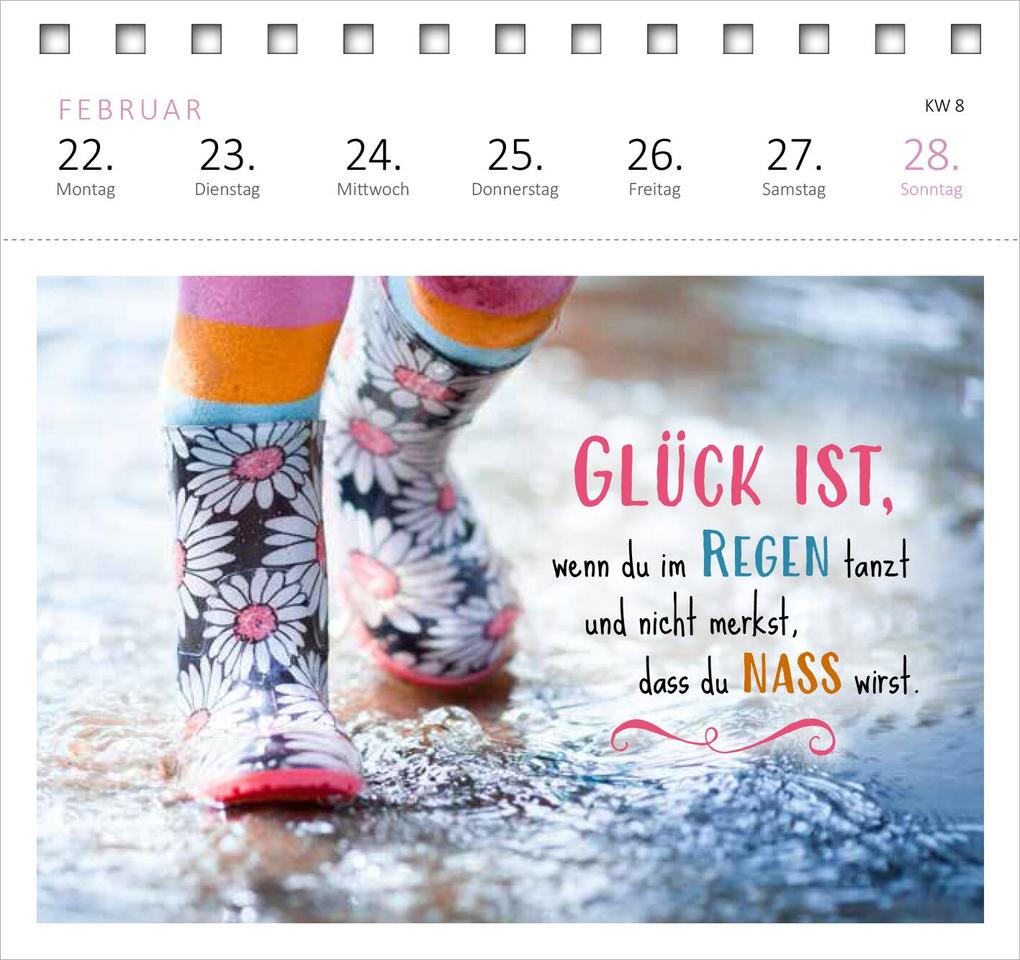 Weitere Ansicht: Postkartenkalender Glücksmantras 2027