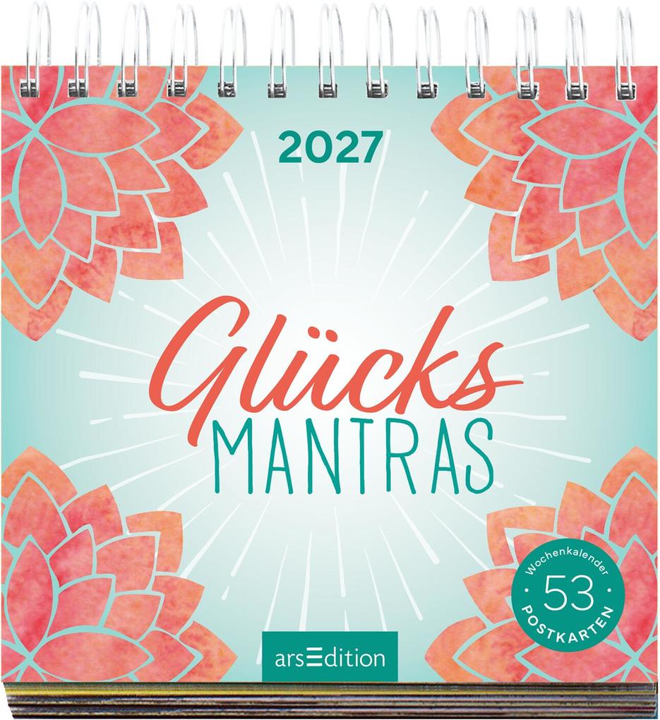 Weitere Ansicht: Postkartenkalender Glücksmantras 2027
