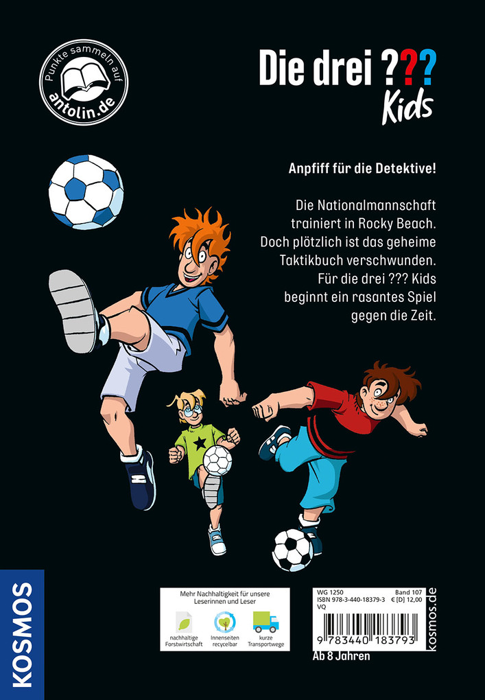 Weitere Ansicht: Die drei ??? Kids, 107, Fußball-Spione | Helene Blanck