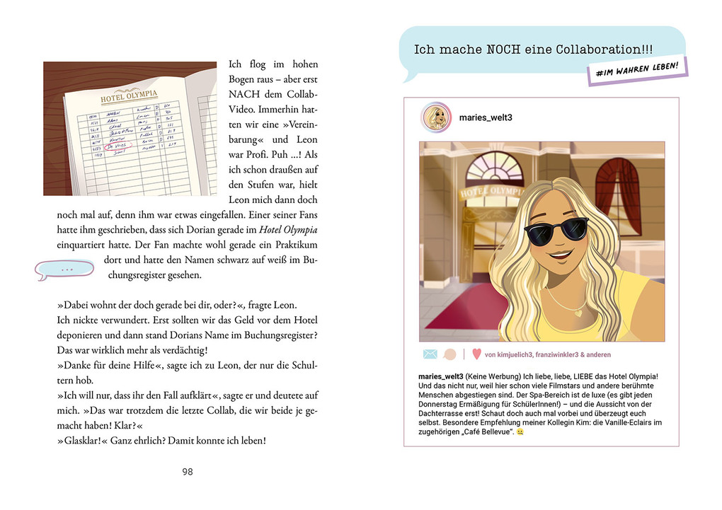 Weitere Ansicht: Die drei !!!, Maries Channel, #Achtung_Liebesbetrug! | Sina Flammang