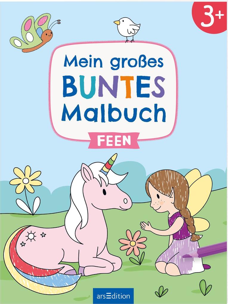 Weitere Ansicht: Mein großes buntes Malbuch - Feen