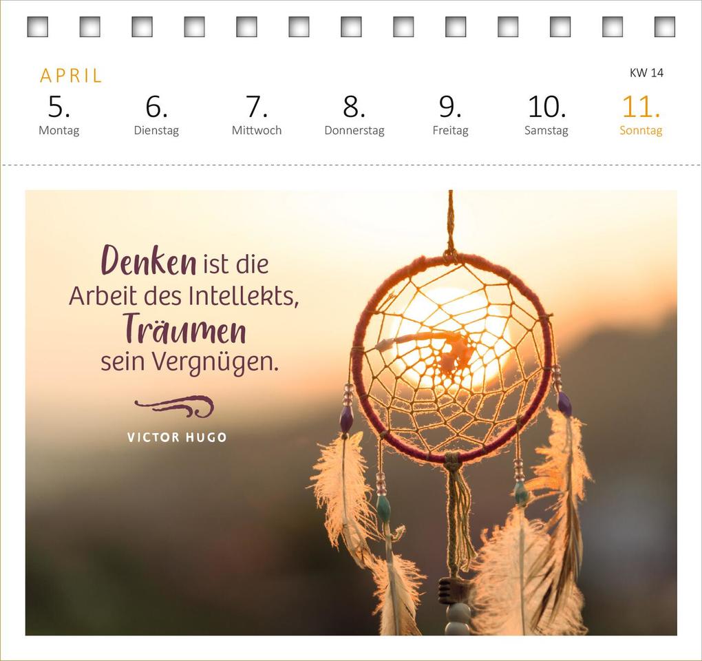 Weitere Ansicht: Postkartenkalender Innere Stärke 2027