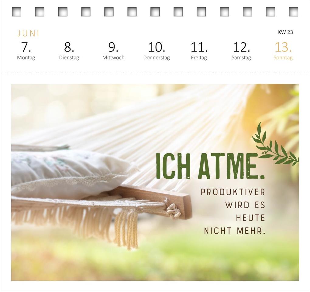 Weitere Ansicht: Postkartenkalender Meine Schokoladenseite hab ich aufgegessen. 2027