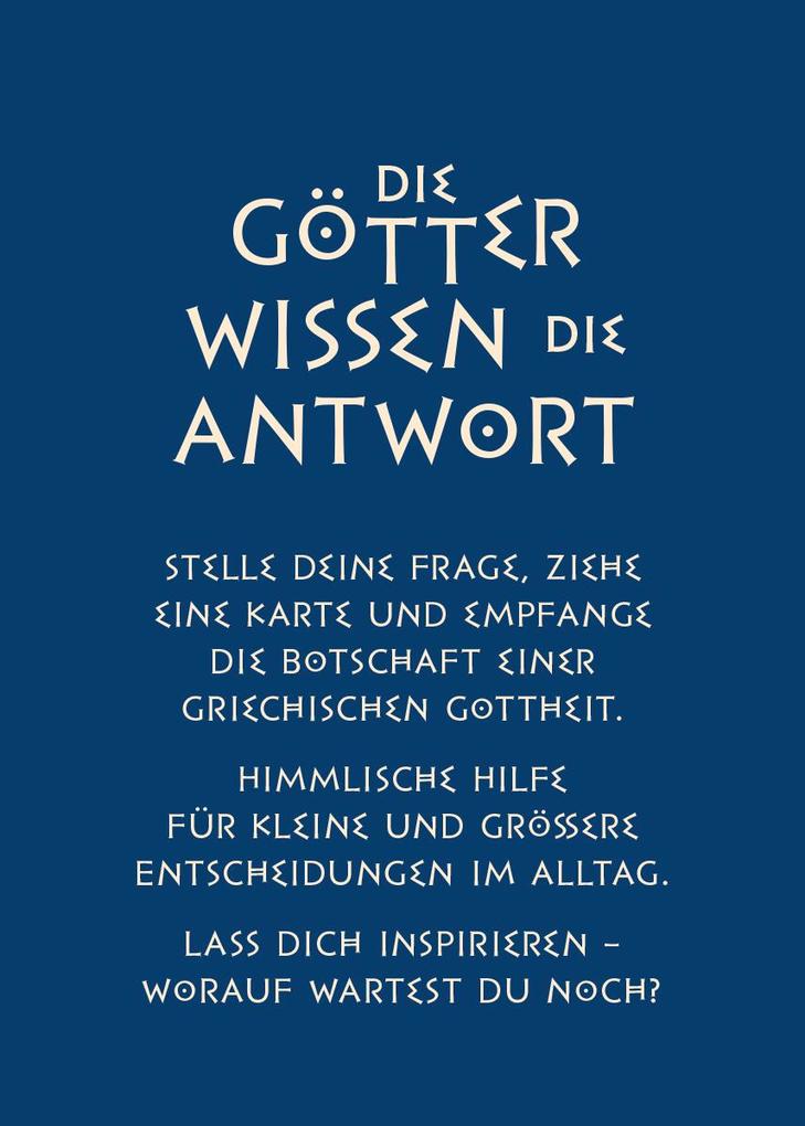 Weitere Ansicht: Frag die Götter