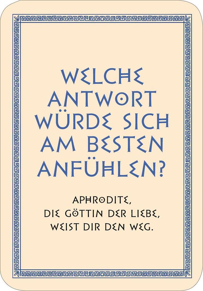 Weitere Ansicht: Frag die Götter