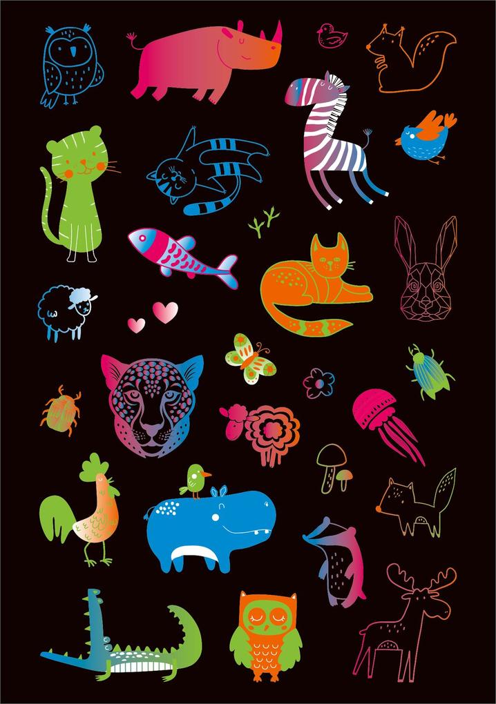 Weitere Ansicht: Neon-Sticker