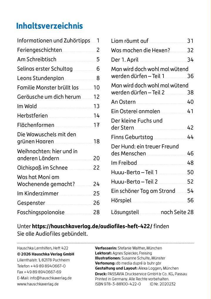 Weitere Ansicht: Mein Übungsheft - Zuhören und verstehen 2. Klasse | Stefanie Walther