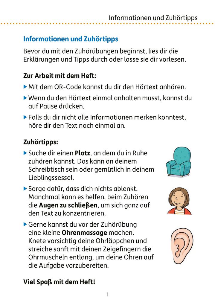 Weitere Ansicht: Mein Übungsheft - Zuhören und verstehen 2. Klasse | Stefanie Walther
