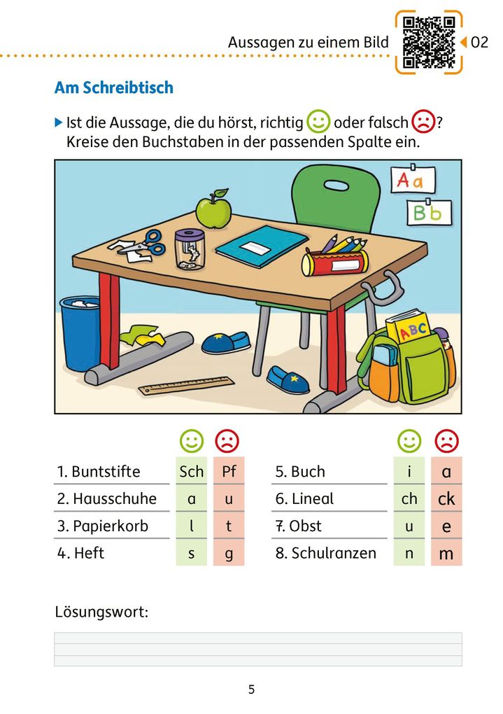 Weitere Ansicht: Mein Übungsheft - Zuhören und verstehen 2. Klasse | Stefanie Walther