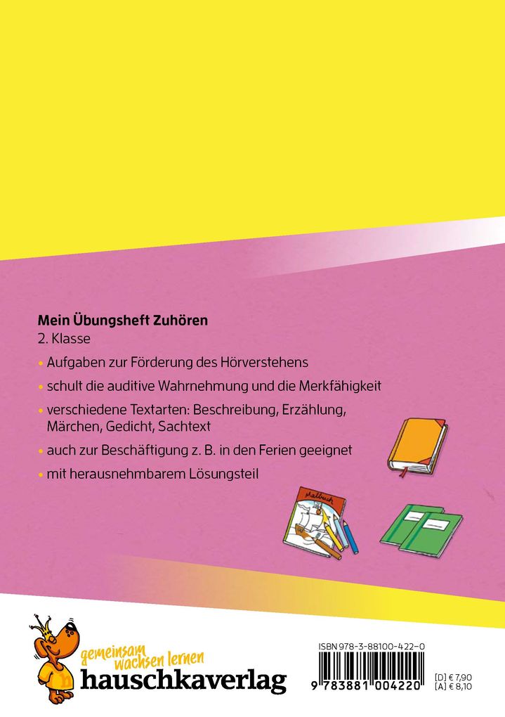 Weitere Ansicht: Mein Übungsheft - Zuhören und verstehen 2. Klasse | Stefanie Walther