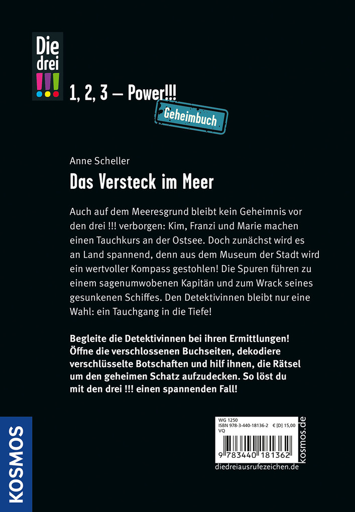 Weitere Ansicht: Die drei !!!, Das Versteck im Meer | Anne Scheller