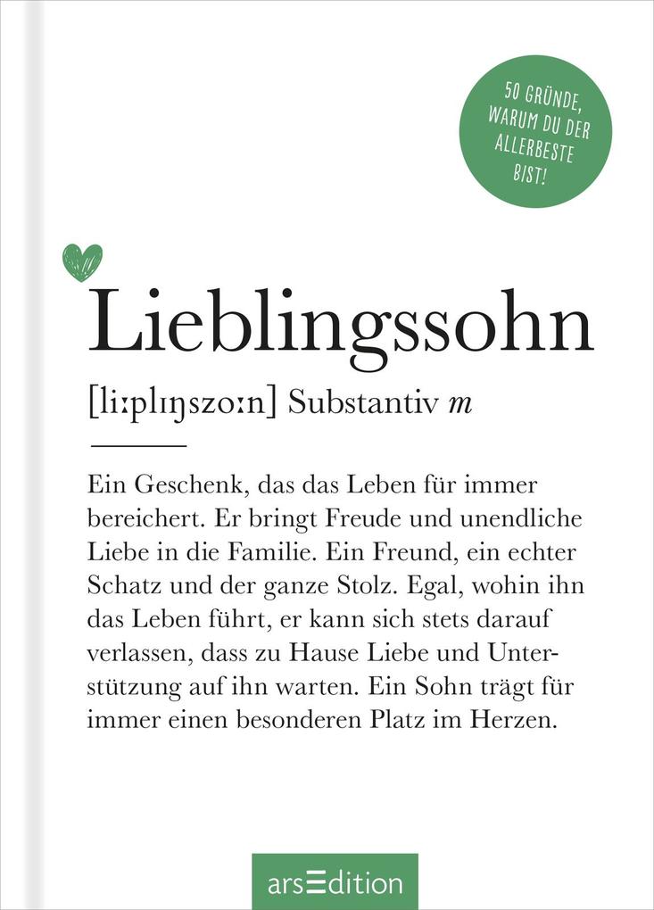 Weitere Ansicht: Lieblingssohn (Substantiv, m)