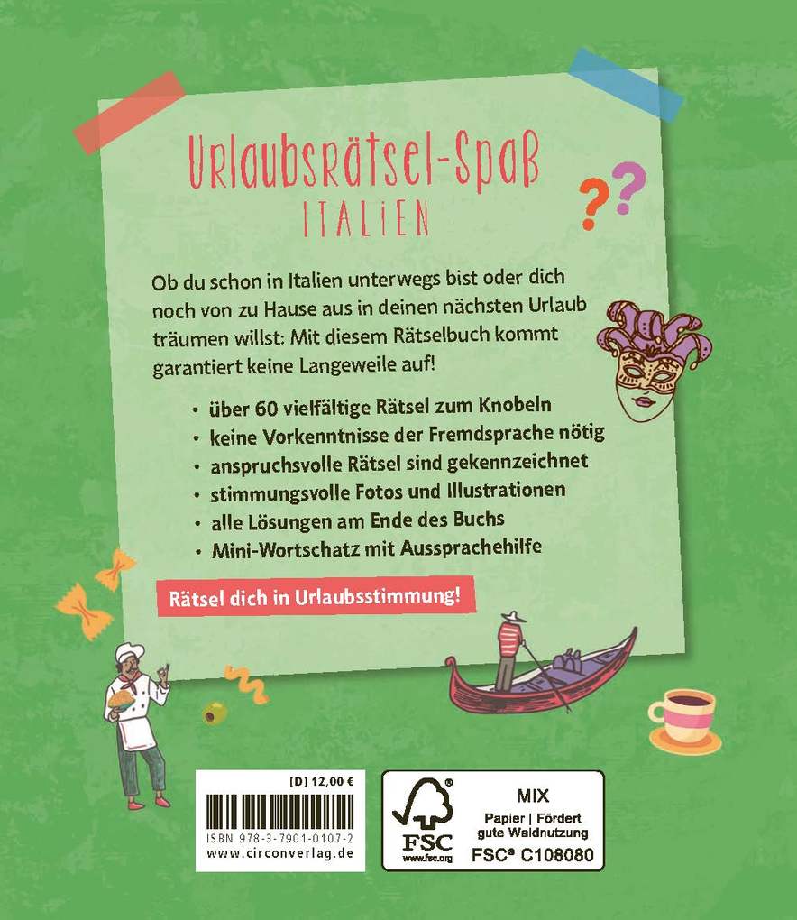 Weitere Ansicht: Urlaubsrätsel-Spaß Italien | Isabella Bergmann