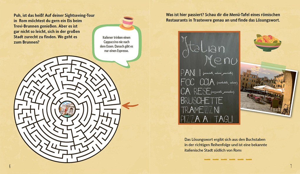 Weitere Ansicht: Urlaubsrätsel-Spaß Italien | Isabella Bergmann