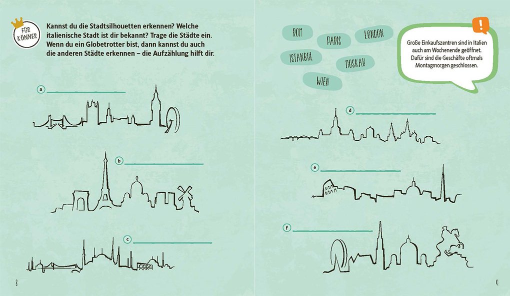 Weitere Ansicht: Urlaubsrätsel-Spaß Italien | Isabella Bergmann