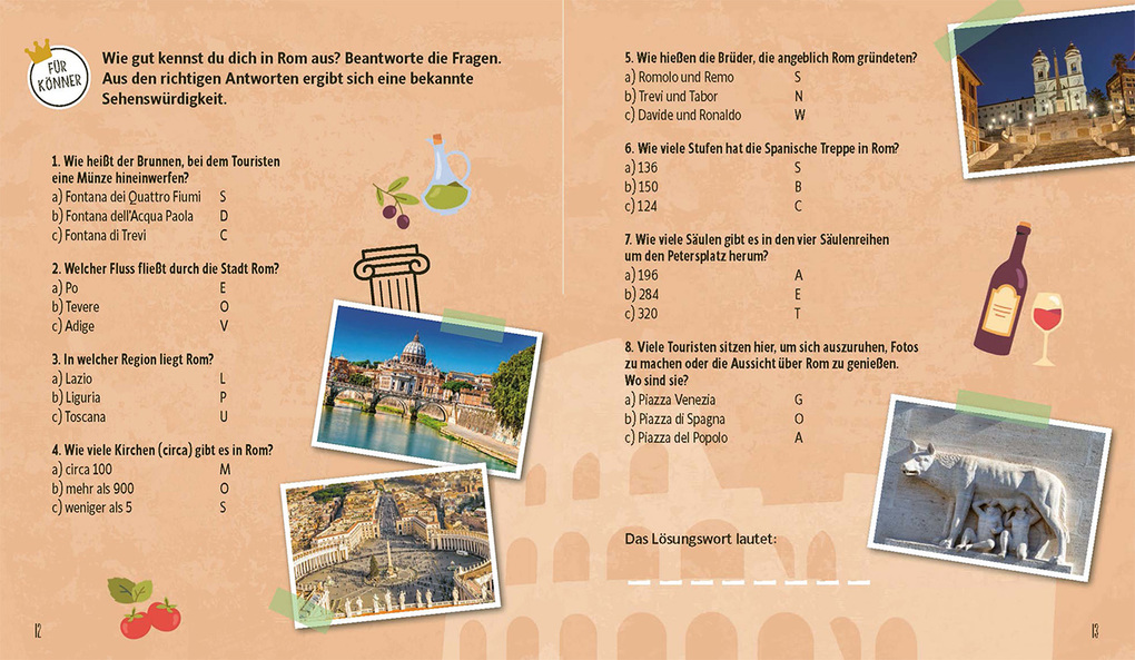 Weitere Ansicht: Urlaubsrätsel-Spaß Italien | Isabella Bergmann