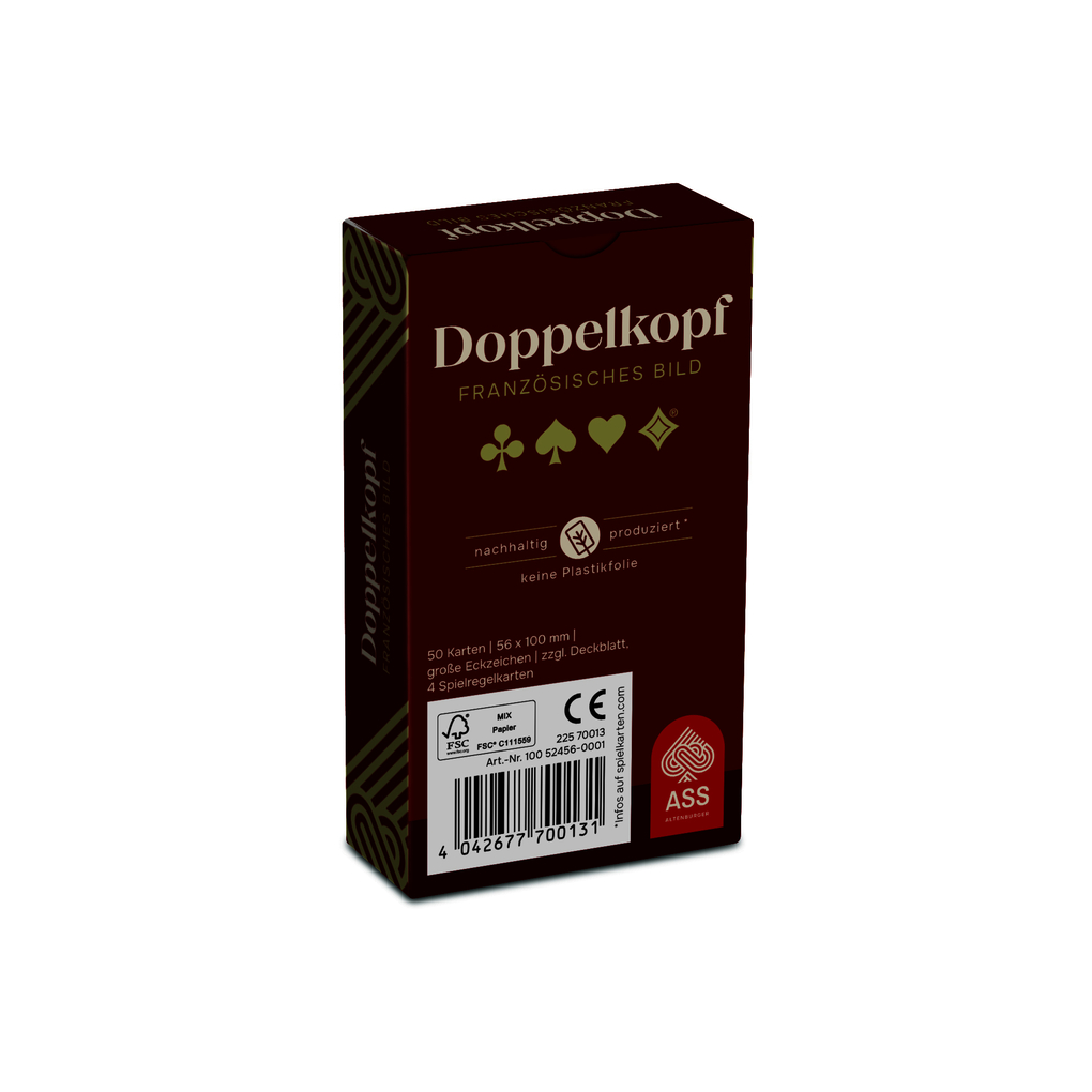 Weitere Ansicht: FSC Doppelkopf große Eckzeichen französisches Bild