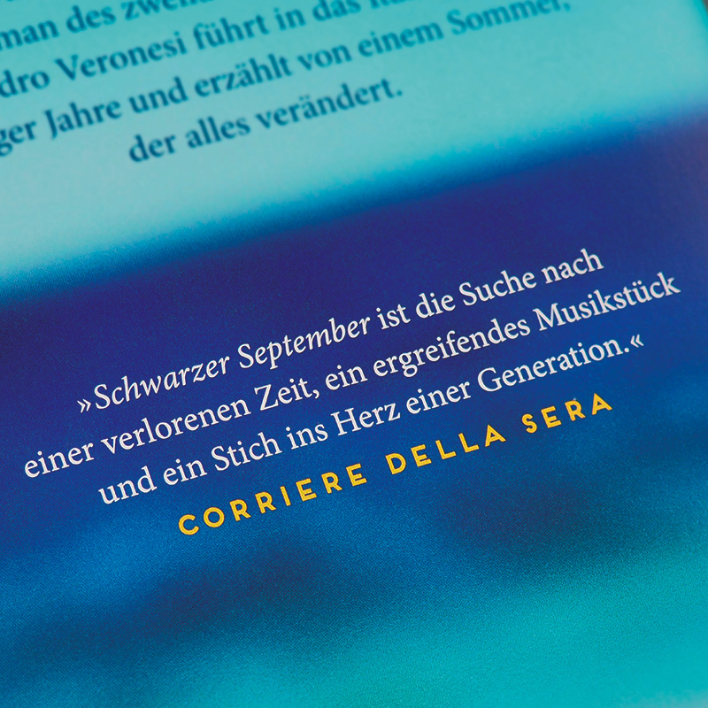 Weitere Ansicht: Schwarzer September | Sandro Veronesi