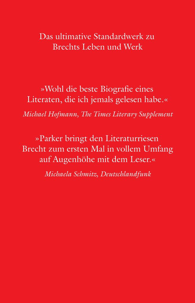 Weitere Ansicht: Bertolt Brecht | Stephen Parker