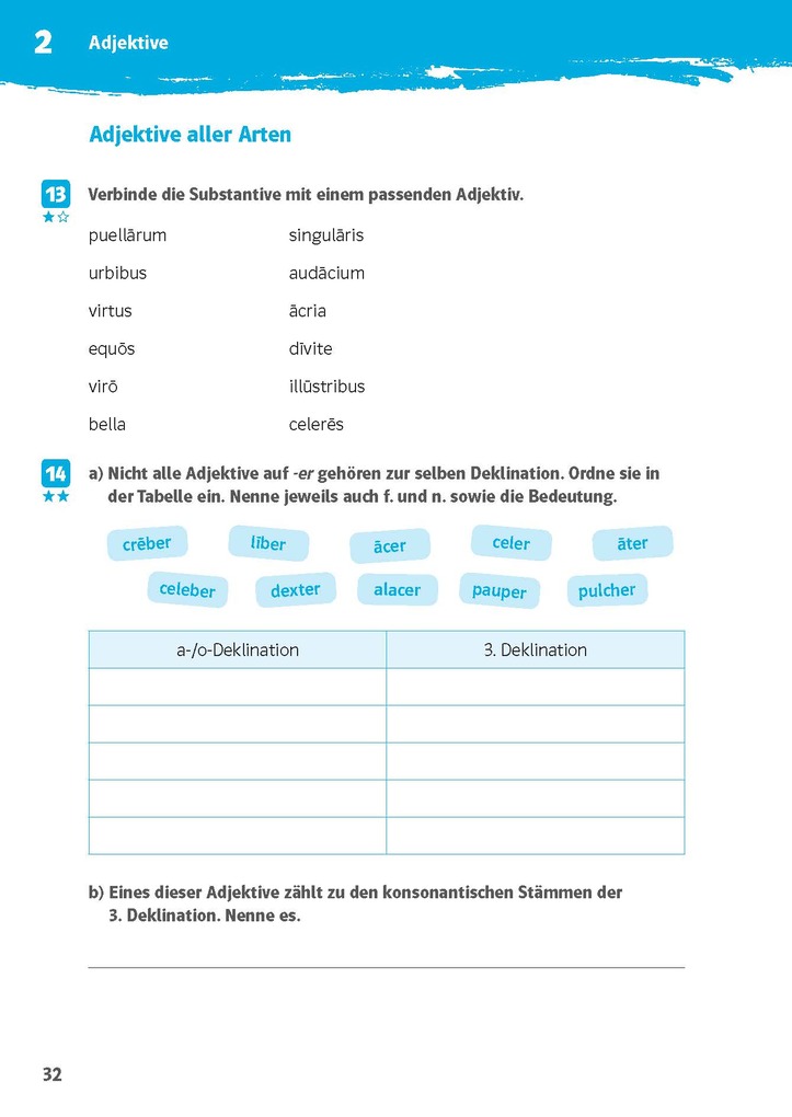 Weitere Ansicht: Klett 10-Minuten-Training Latein Deklinationen 1./2. Lernjahr