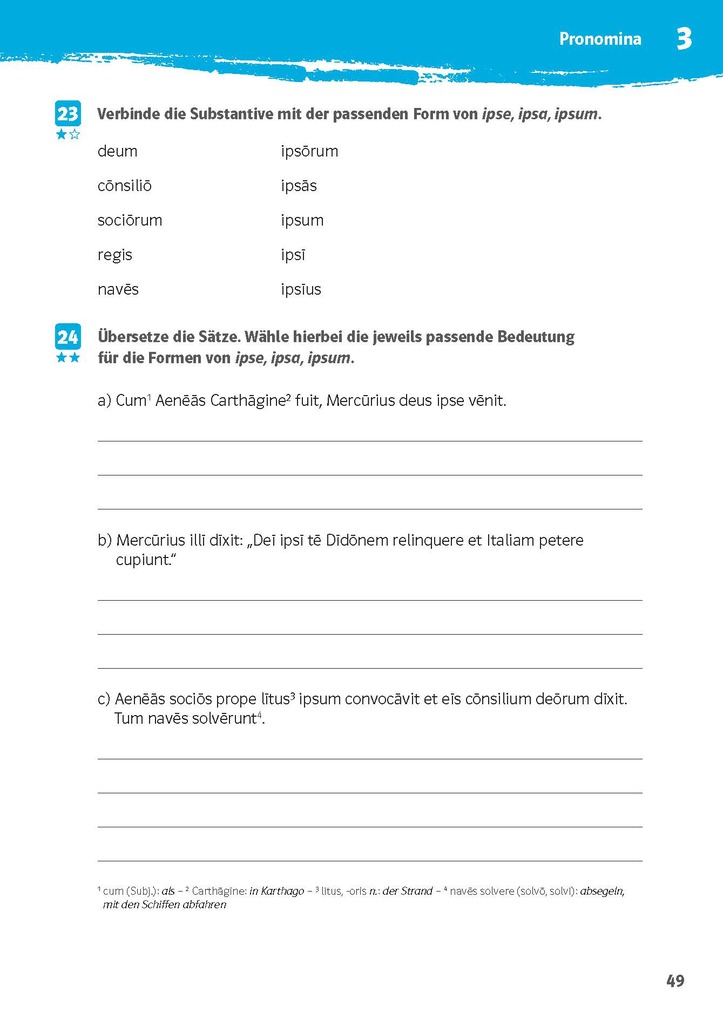 Weitere Ansicht: Klett 10-Minuten-Training Latein Deklinationen 1./2. Lernjahr