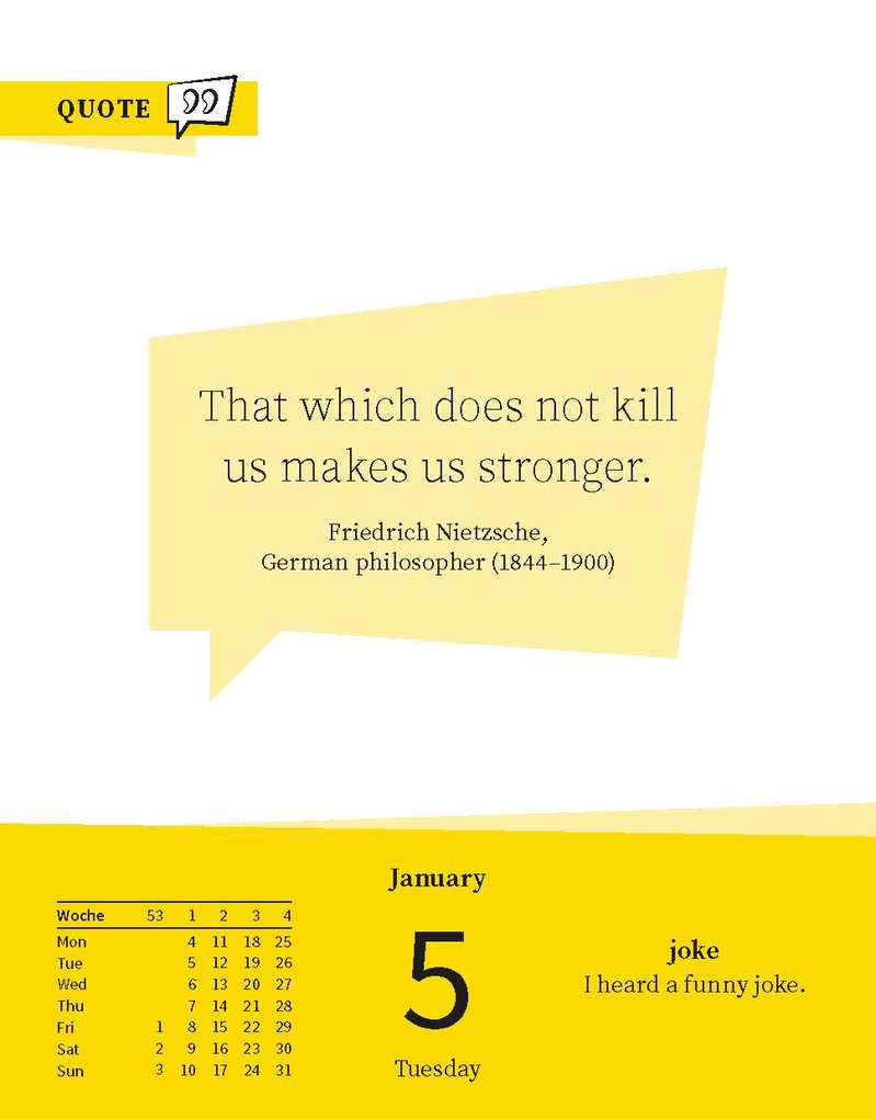 Weitere Ansicht: Langenscheidt Sprachkalender Englisch 2027 | Dominic Butler